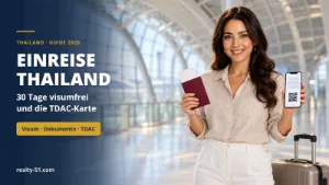 Einreise nach Thailand 2026: 30 Tage visumfrei und TDAC