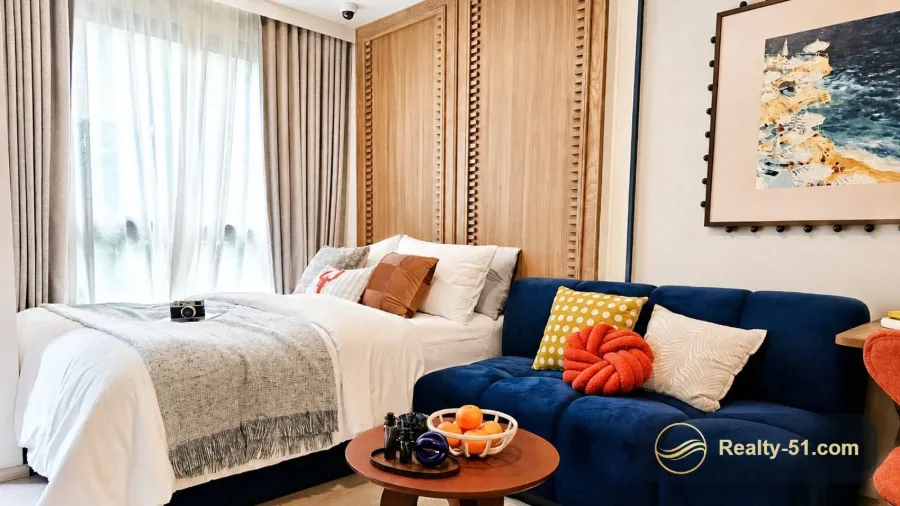 Studio 24 m² mit Poolblick in dcondo Vite Pattaya — 4