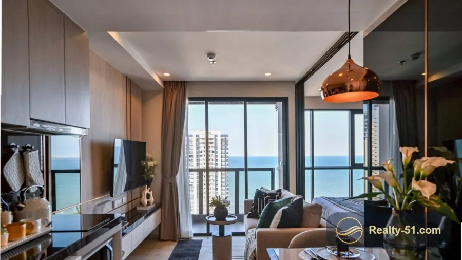 Sea View 1-Bedroom 37 m² in The Panora Pattaya — 3