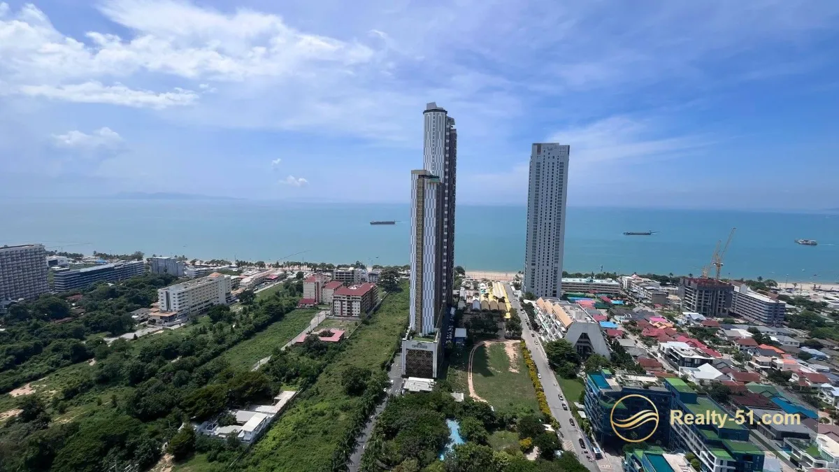 2 спальни 52 м², вид на море, Freehold — Dusit Grand Condo View