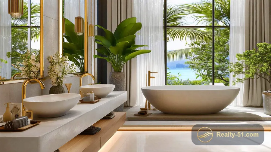 2 Schlafzimmer 85 m², Whirlpool — Riviera Palm Beach — 3
