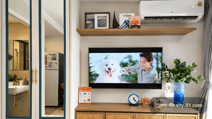 สตูดิโอ 24 ตร.ม. พร้อมเฟอร์นิเจอร์ ใน dcondo Vite Pattaya — 6