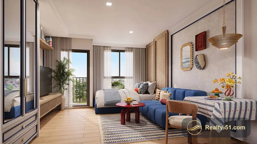 Studio 24 m² mit Poolblick in dcondo Vite Pattaya — 12