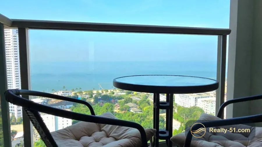 Студия 28 м² с видом на море, 27 этаж — The Riviera Jomtien — 2