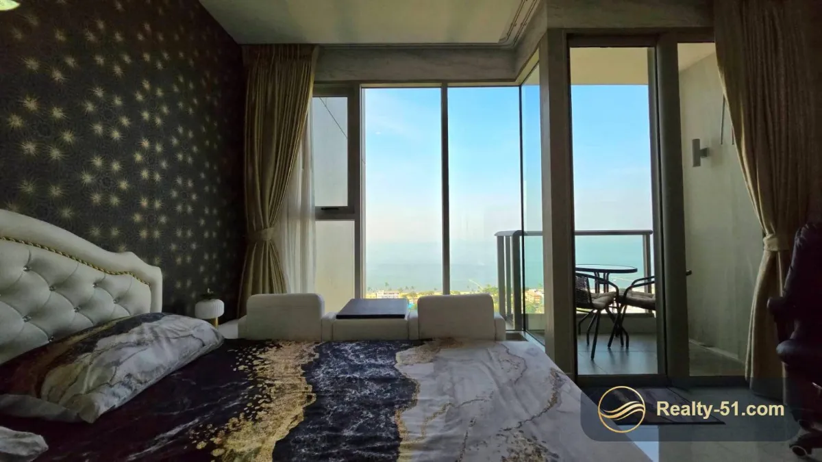 Студия 28 м² с видом на море, 27 этаж — The Riviera Jomtien
