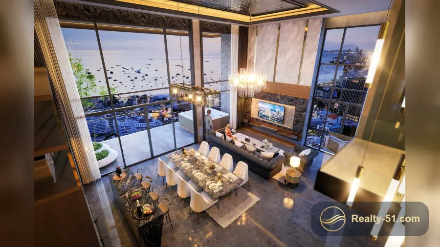 Duplex Penthouse 227 m² in Grand Bay View — Central Pattaya — 4