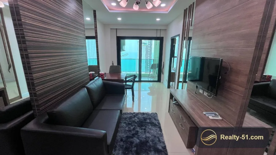 2 спальни 52 м², вид на море, Freehold — Dusit Grand Condo View — 4