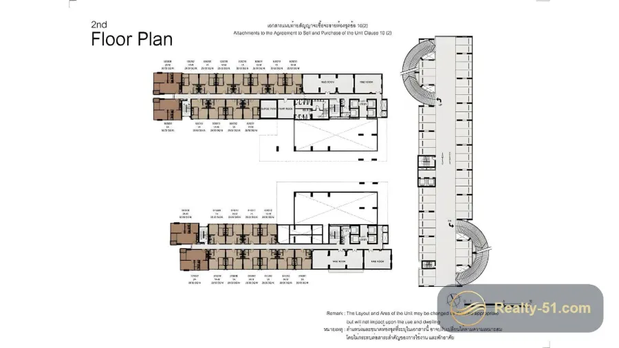 The Base Central Pattaya — แปลนห้อง 16