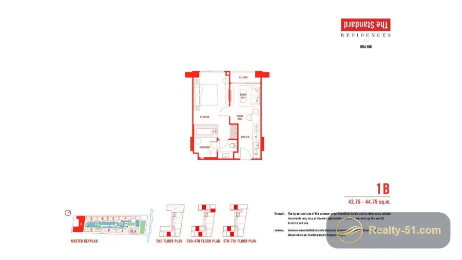 The Standard Residences Hua Hin — Grundriss 21