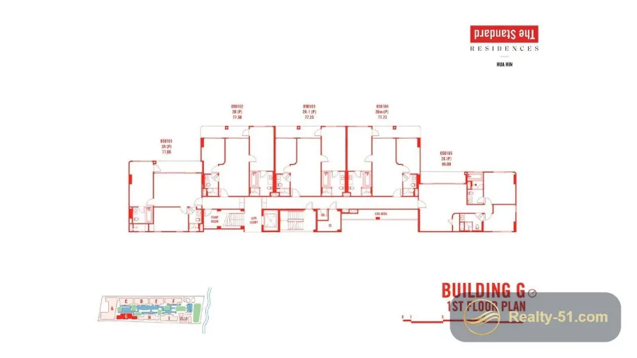 The Standard Residences Hua Hin — Grundriss 14