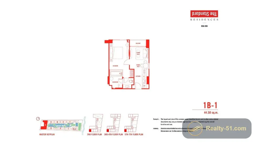 The Standard Residences Hua Hin — Grundriss 22