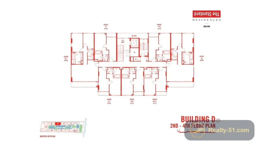 The Standard Residences Hua Hin — Grundriss 9