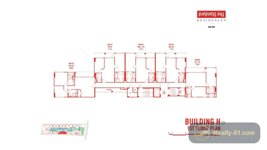 The Standard Residences Hua Hin — Grundriss 16