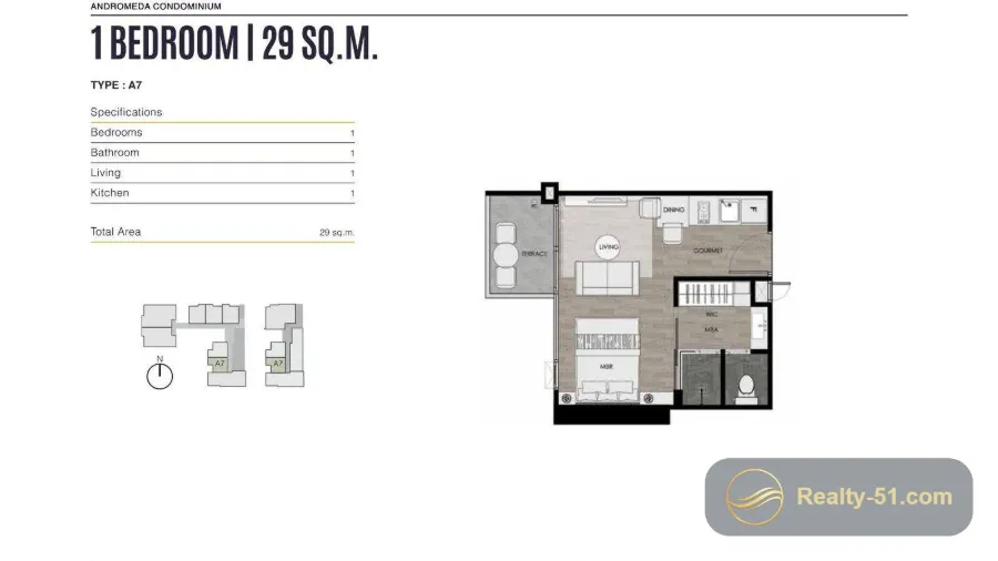 Andromeda Condominium — Grundriss 16