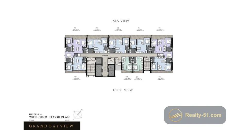 Grand Bay View — Grundriss 7