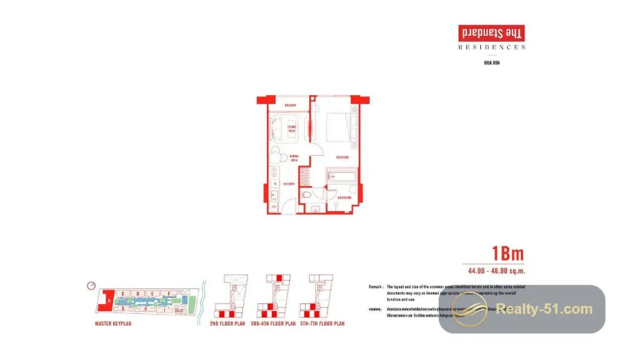 The Standard Residences Hua Hin — Grundriss 23