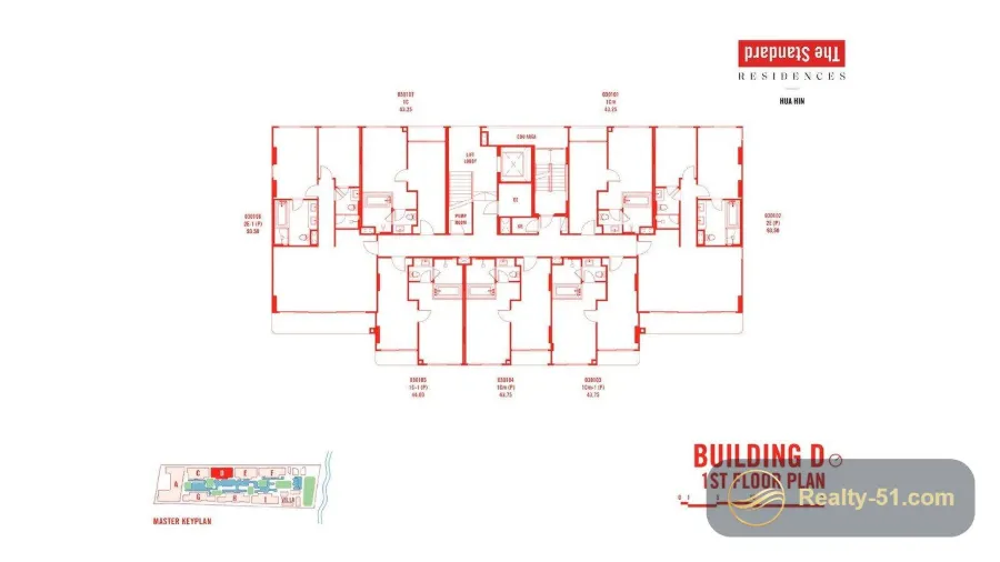 The Standard Residences Hua Hin — Grundriss 8
