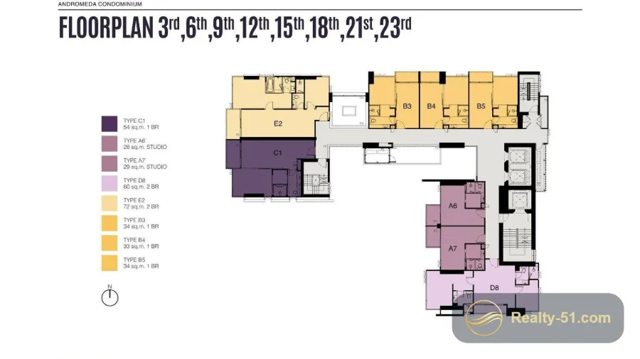 Andromeda Condominium — Grundriss 7