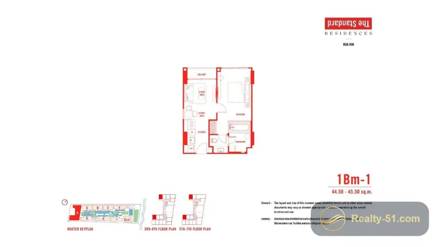 The Standard Residences Hua Hin — Grundriss 24