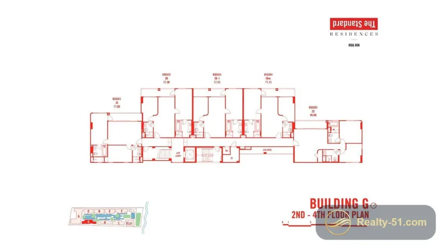 The Standard Residences Hua Hin — Grundriss 15