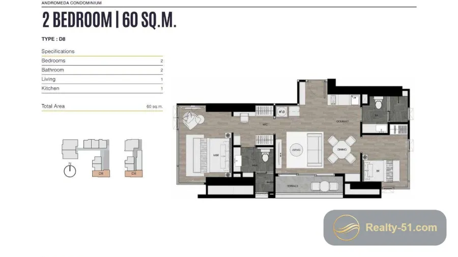 Andromeda Condominium — Grundriss 21