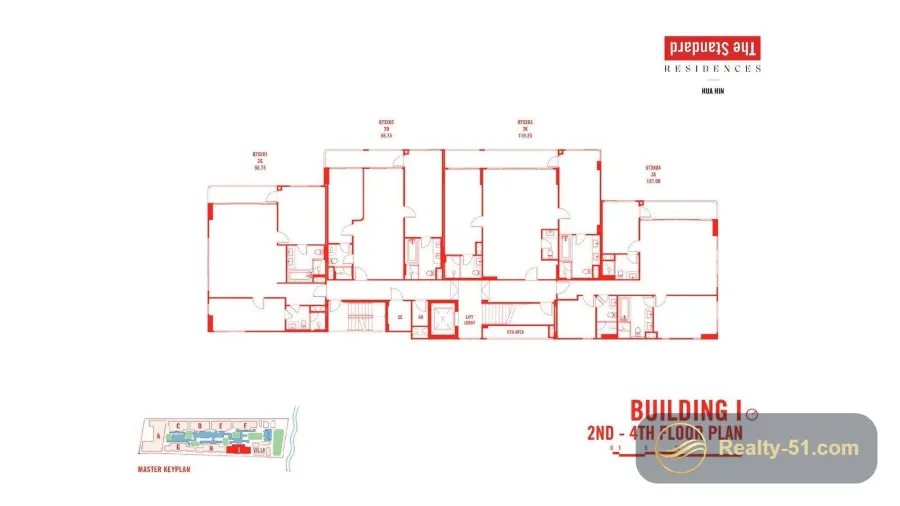 The Standard Residences Hua Hin — Grundriss 19