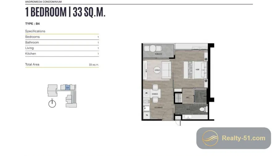 Andromeda Condominium — Grundriss 18