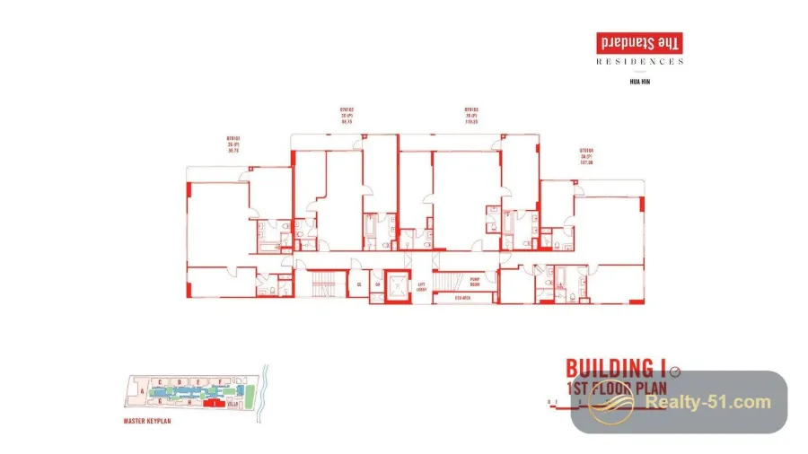 The Standard Residences Hua Hin — Grundriss 18