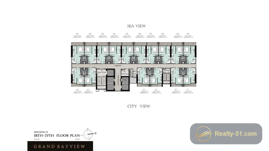 Grand Bay View — Grundriss 23