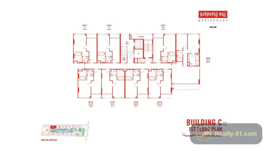 The Standard Residences Hua Hin — Grundriss 6