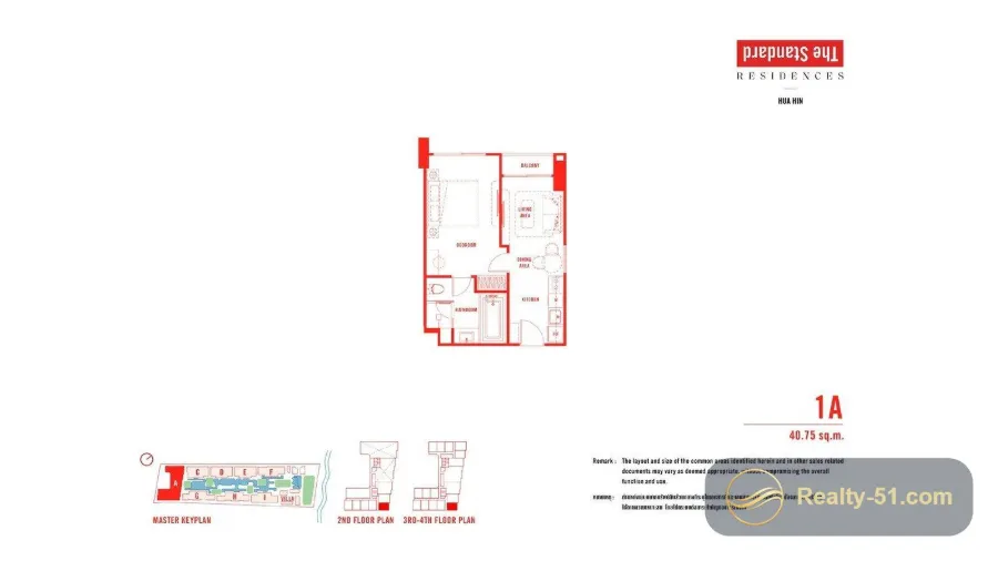 The Standard Residences Hua Hin — Grundriss 20