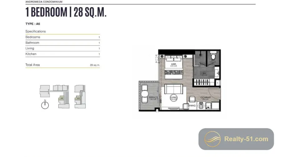 Andromeda Condominium — Grundriss 15