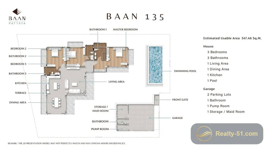 Baan Pattaya Haven — 户型图 4