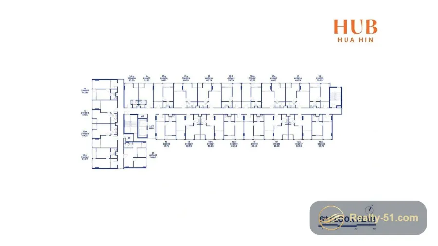 Hub Hua Hin — แปลนห้อง 4