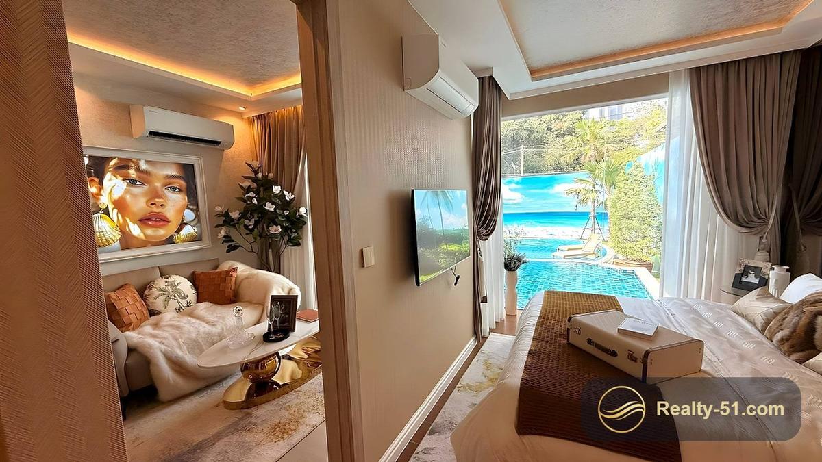 1 Schlafzimmer 30 m², Poolblick — Riviera Santa Monica