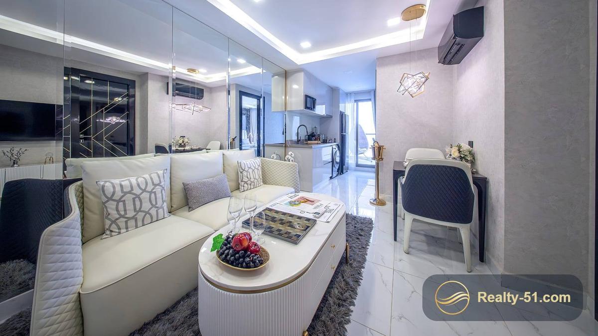 ห้อง 1 ห้องนอนกว้างขวางใน Grand Solaire Noble