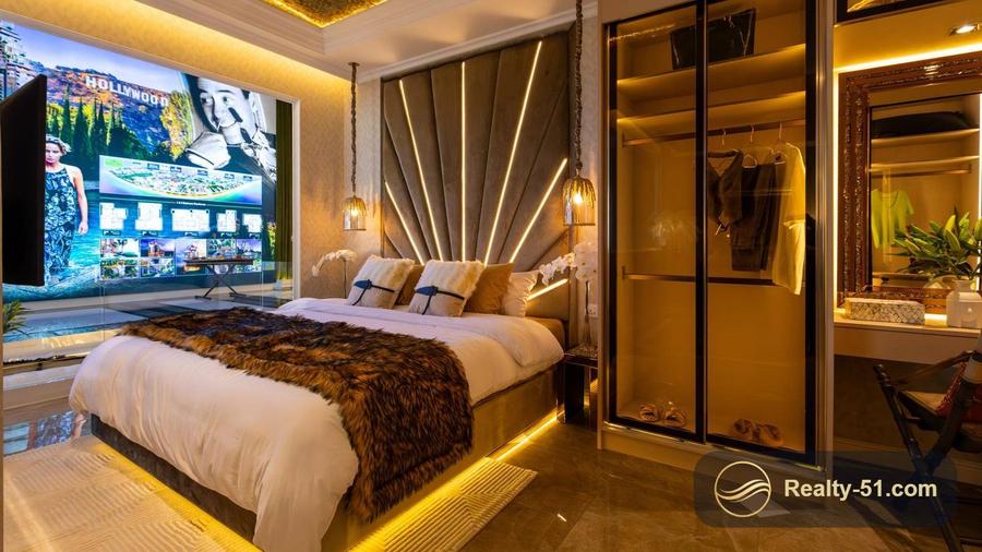 ห้องสองชั้น 2 ห้องนอน 98 ตร.ม. พร้อมสระสปาส่วนตัว ใน The Riviera Malibu — 12