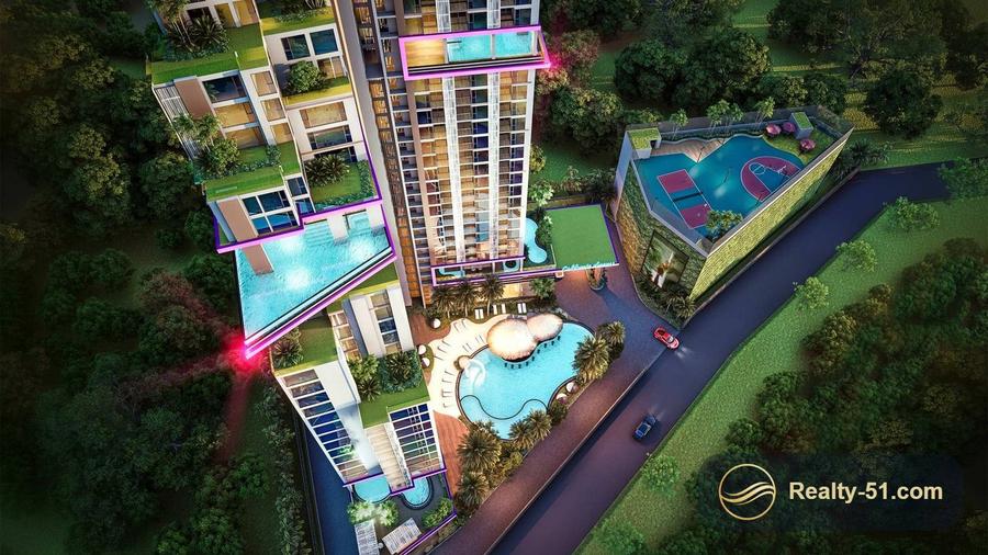 2 ห้องนอน 65 ตร.ม. วิวทะเล — The Riviera Santa Monica — 10