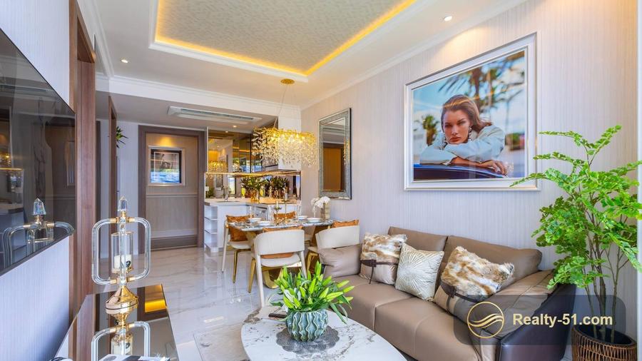 Koh Larn View 2-Bedroom 78 m² in The Riviera Malibu — 2