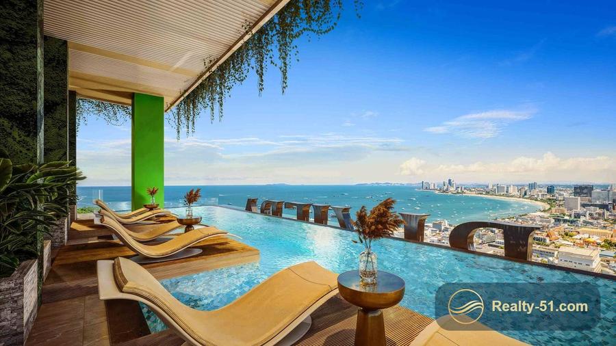 Studio 25 m² mit Buchtblick im The Riviera California — 2