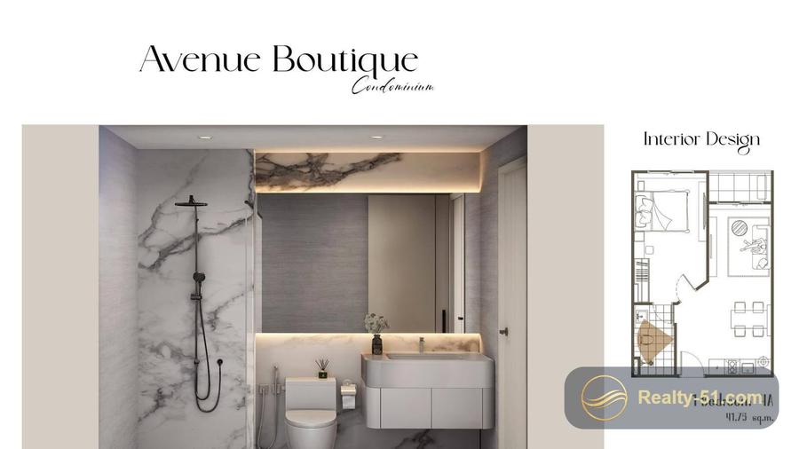 1 спальня 35 м² — Avenue Boutique, центр — 9