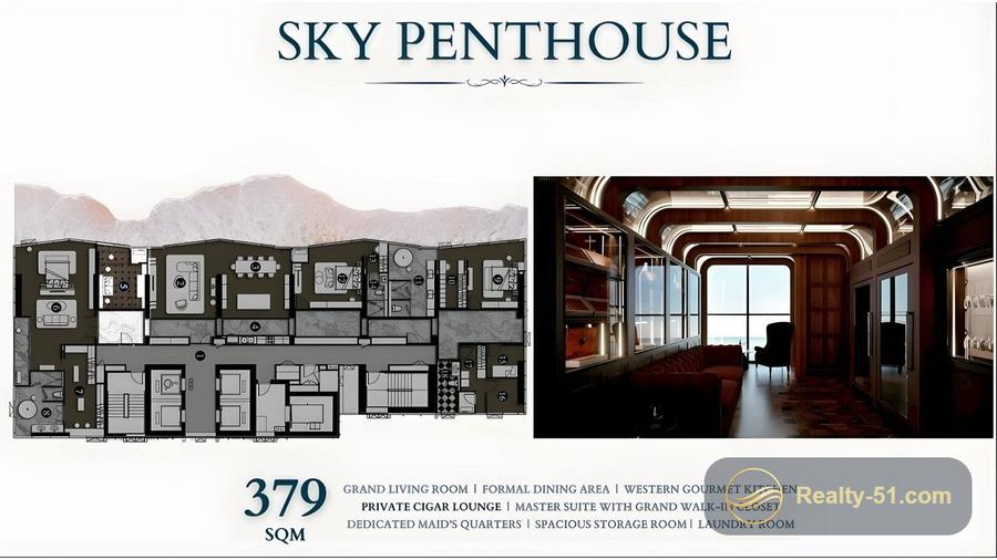 Sky Penthouse 379.49 m² at Skypark Lucean — Jomtien — 5