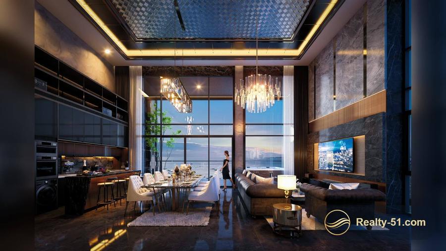 เพนต์เฮาส์ดูเพล็กซ์ 227 ตร.ม. ใน Grand Bay View — พัทยากลาง — 9