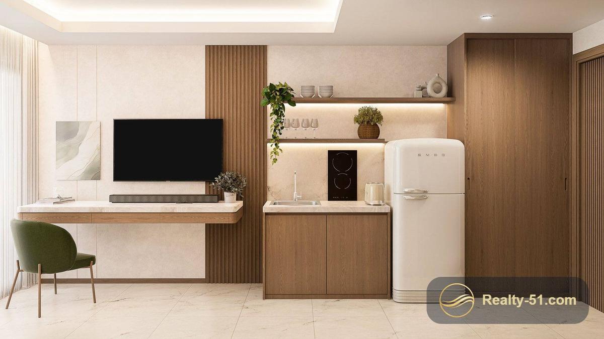 Studio-Apartment 23 m² im Siam Oriental Beach