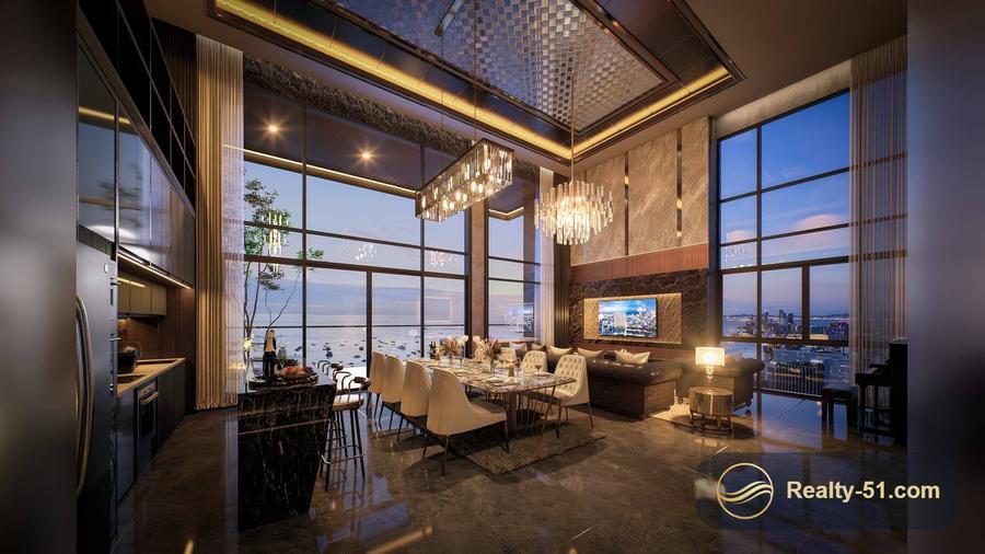 เพนต์เฮาส์ดูเพล็กซ์ 227 ตร.ม. ใน Grand Bay View — พัทยากลาง — 7