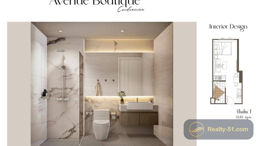 Avenue Boutique Condominium 芭提雅市中心 26㎡ 开间公寓 — 7