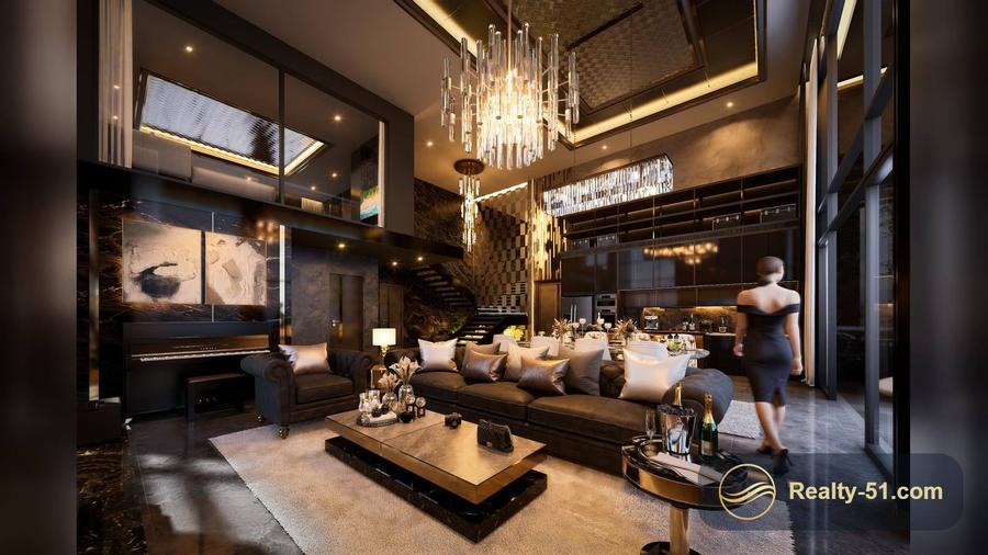 เพนต์เฮาส์ดูเพล็กซ์ 227 ตร.ม. ใน Grand Bay View — พัทยากลาง — 13