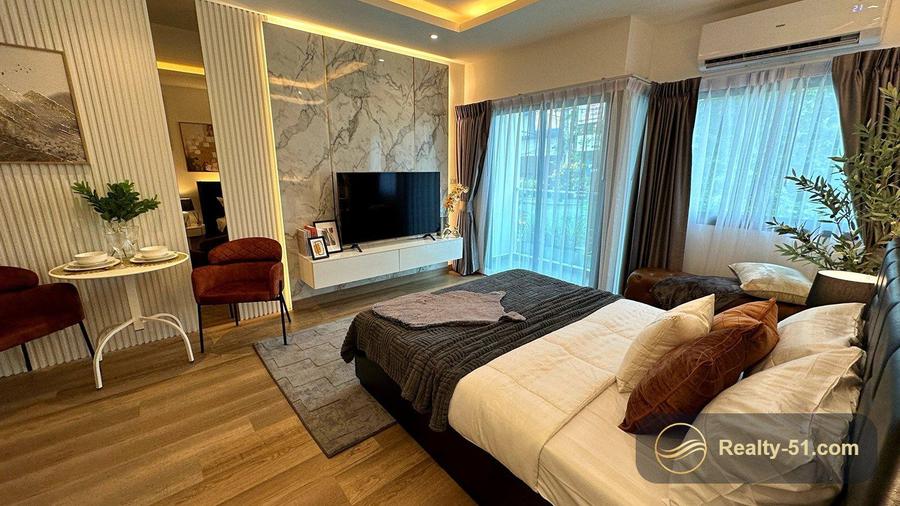 Sea View Studio 27 m² in Siam Oriental Oasis — 3