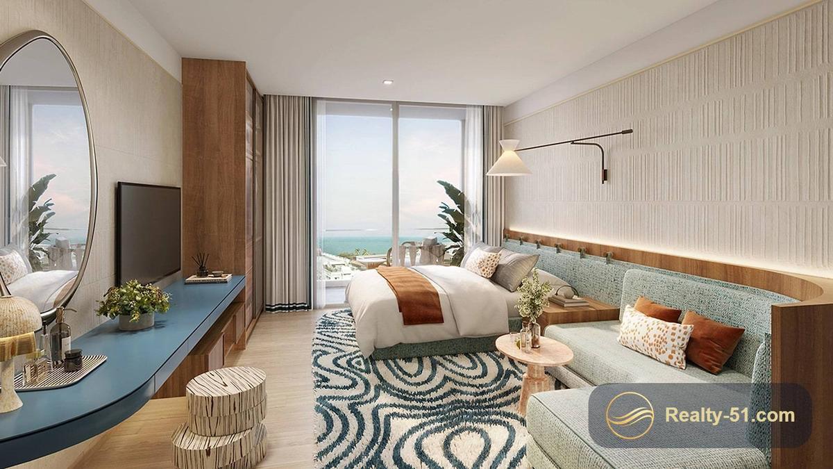 High-Floor Sea View 1-Bedroom 31 m², PTY Residence Sai 1