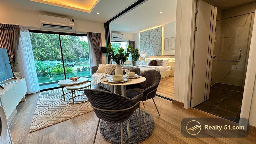 Квартира с 1 спальней 48 м² с видом на море в Siam Oriental Oasis — 11